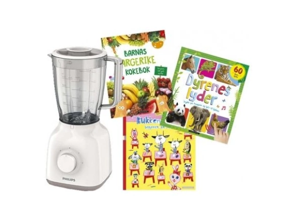 Barnepakke med Philips blender