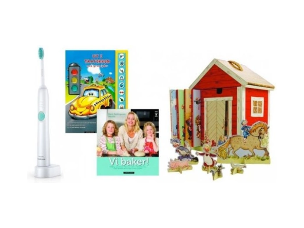 Barnepakke med elektrisk tannbørste
