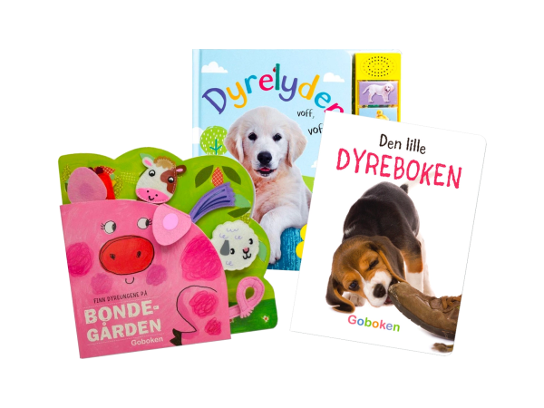 Velkomstpakke med spennende dyrebøker