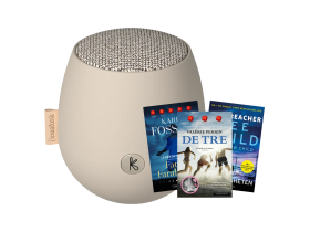 Kreafunk aJAZZ QI høyttaler og 3 bøker