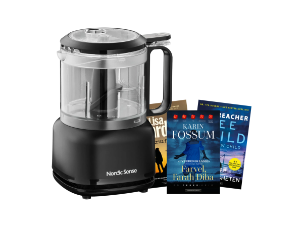 Nordic Sense minihakker og 3 krimbøker