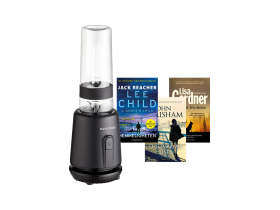 Nordic Sense smoothieblender og 3 krimbøker