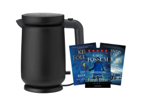 Stelton RIG-TIG Foodie vannkoker og bokpakke