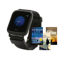 Fit Watch treningsklokke og 3 krimbøker