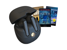 Kreafunk Pure og 3 krimbøker